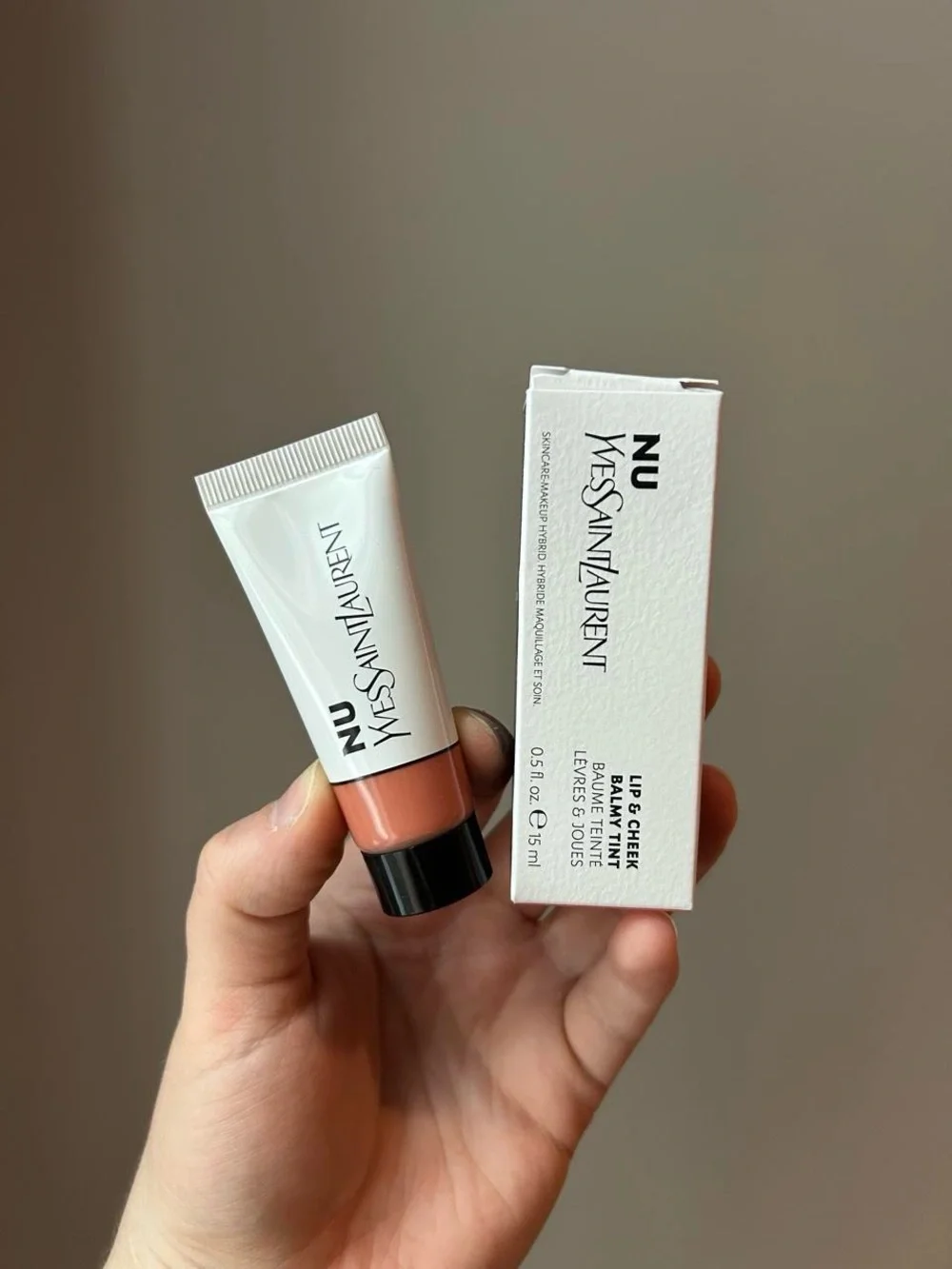 Yves Saint Laurent NU Lip & Cheek Balmy Tint — Nu Pinch 💗